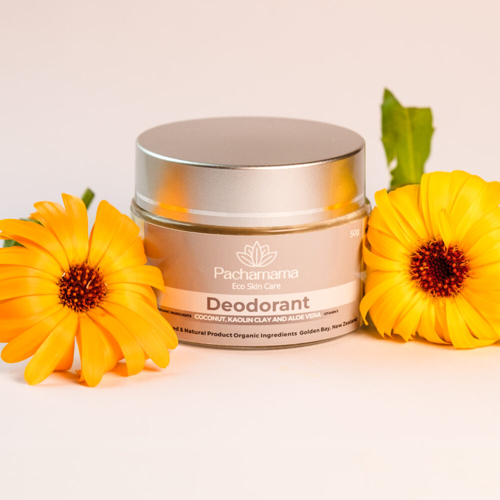 Deodorant Coconut, Kaolin Clay & Aloe Vera Tea Tree Essential Oil & Vit E