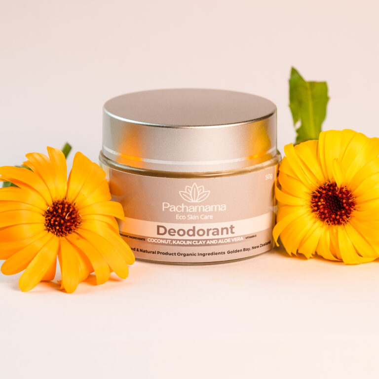 Deodorant Coconut, Kaolin Clay & Aloe Vera Tea Tree Essential Oil & Vit E